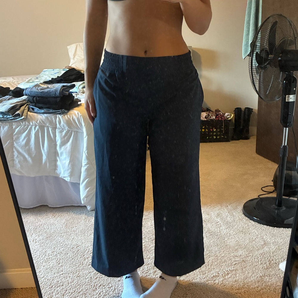 CALIA by Carrie Underwood Navy Blue Crop Pants
